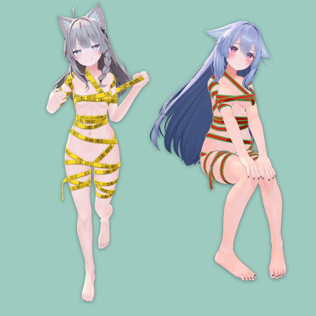 【10アバター対応】一本引っ張れるリボン【MA対応】