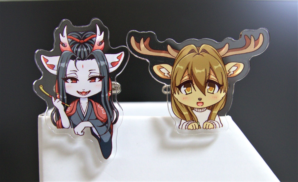 メスお兄さんケモ アクリルバッジクリップ