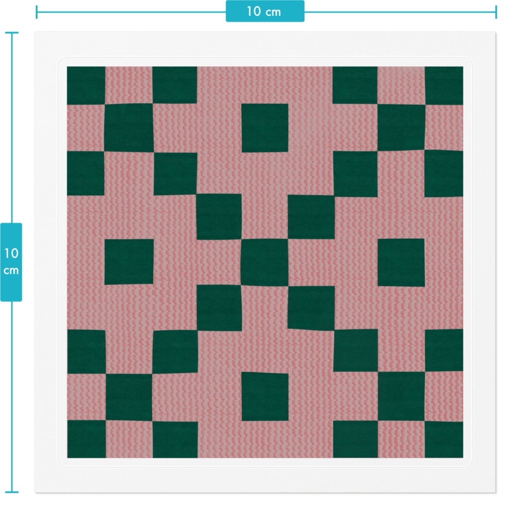 American quilt sticker : Single Irish Chain