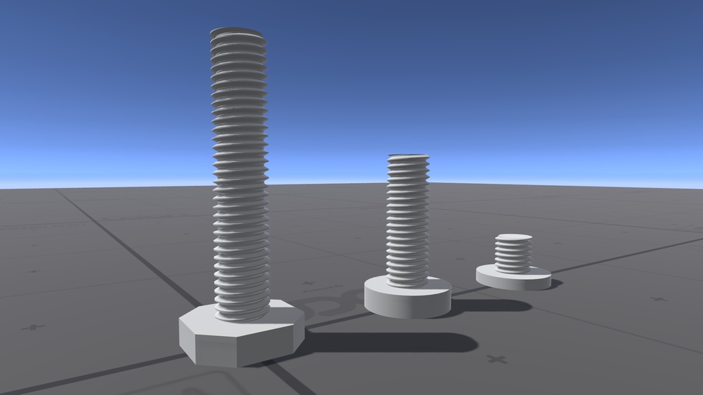 ネジのFBXモデル