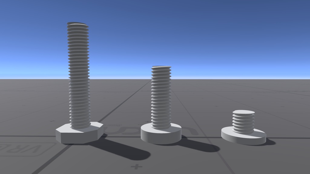 ネジのFBXモデル