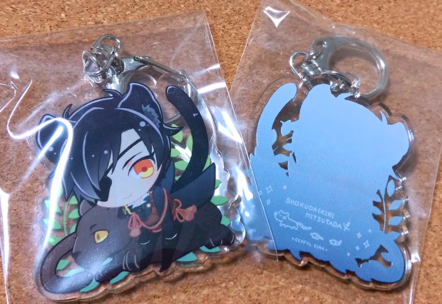 【クリックポスト発送】とうらぶどうぶつアクリルキーホルダー