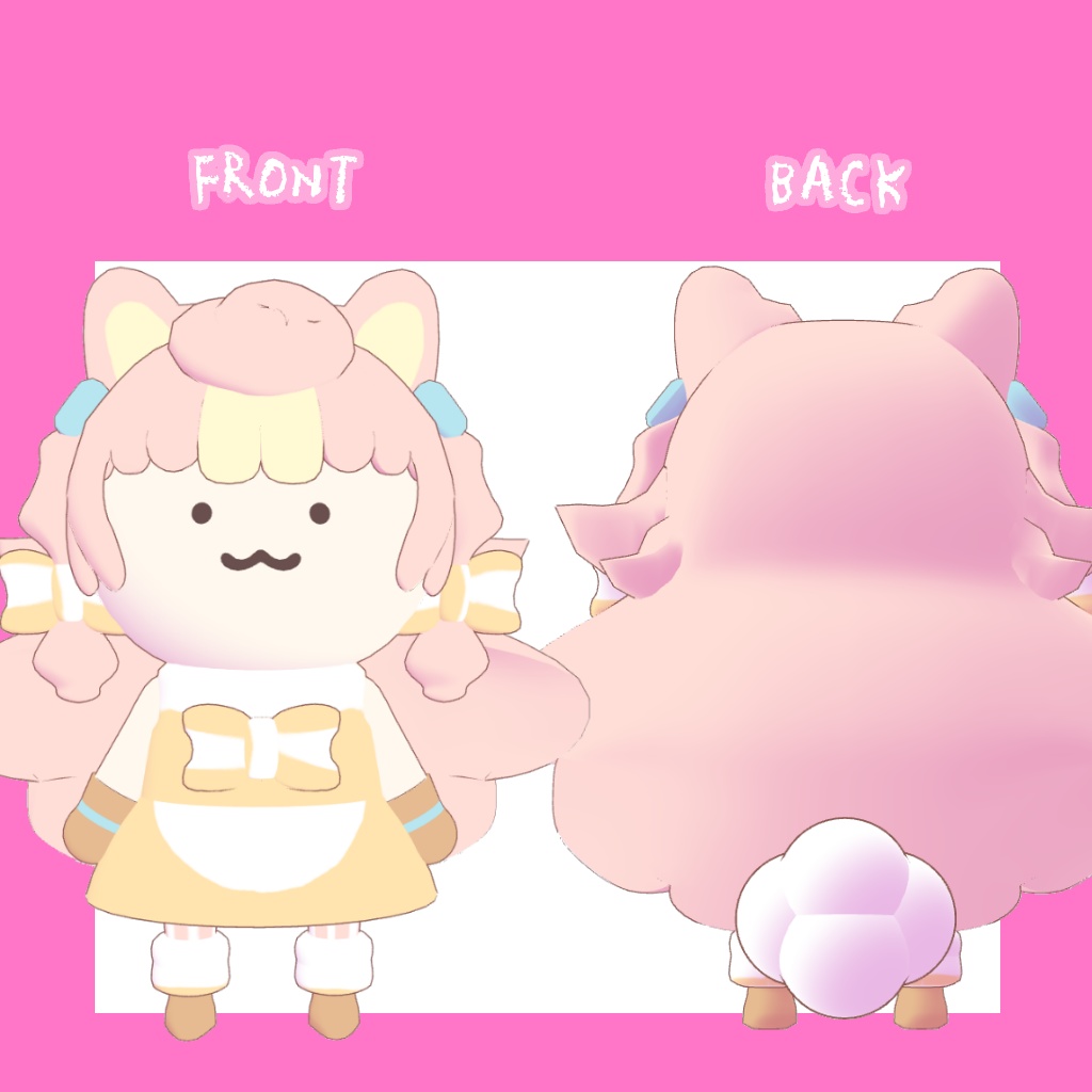 【3Dモデル】ミニぽみちゃん - Minipomichan【ころねぽち】