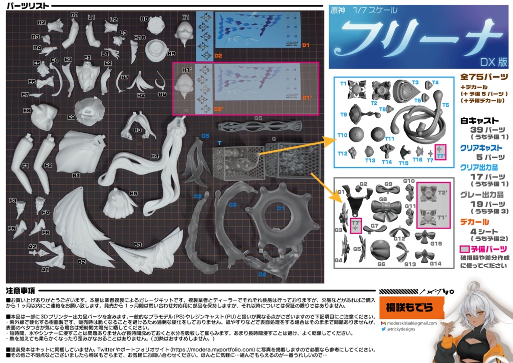 1/7 フリーナ DX版