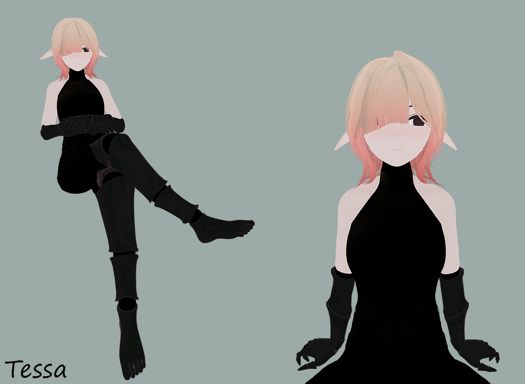 【オリジナル3Dモデル】- Tessa