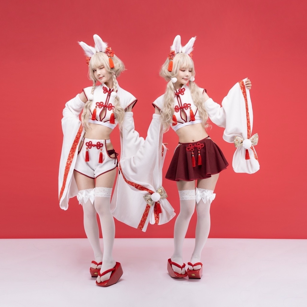 M企画コラボ干支兎耳ホワイト