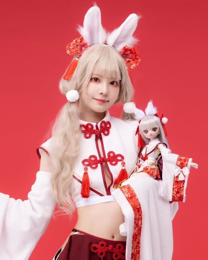 M企画コラボ干支兎耳ホワイト