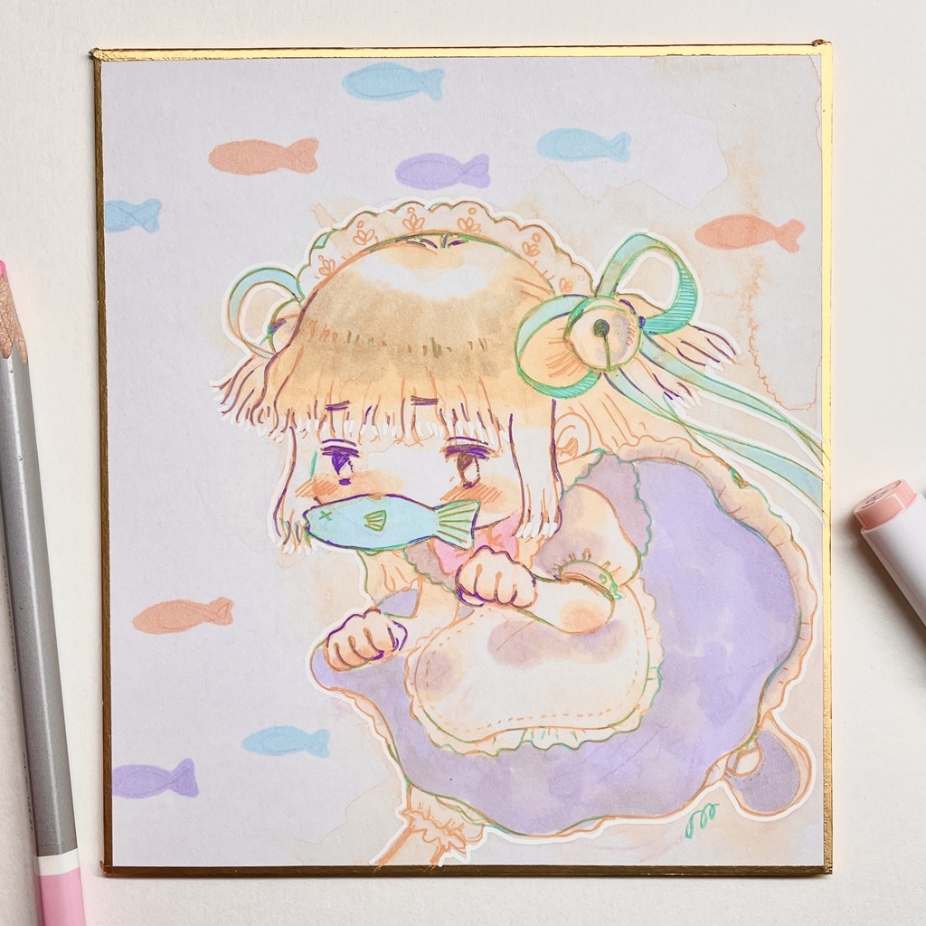 さかな咥えるメイドさん