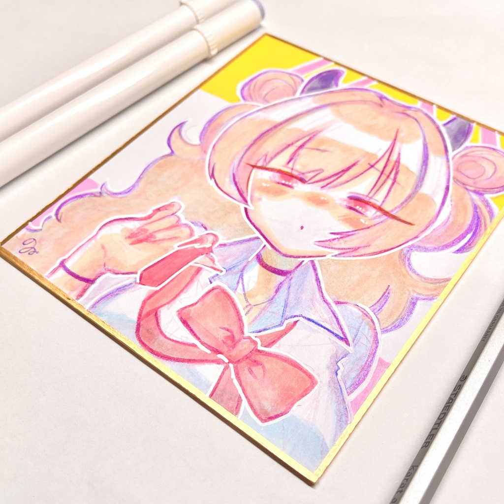 【ブルアカ】キララ【色紙原画】