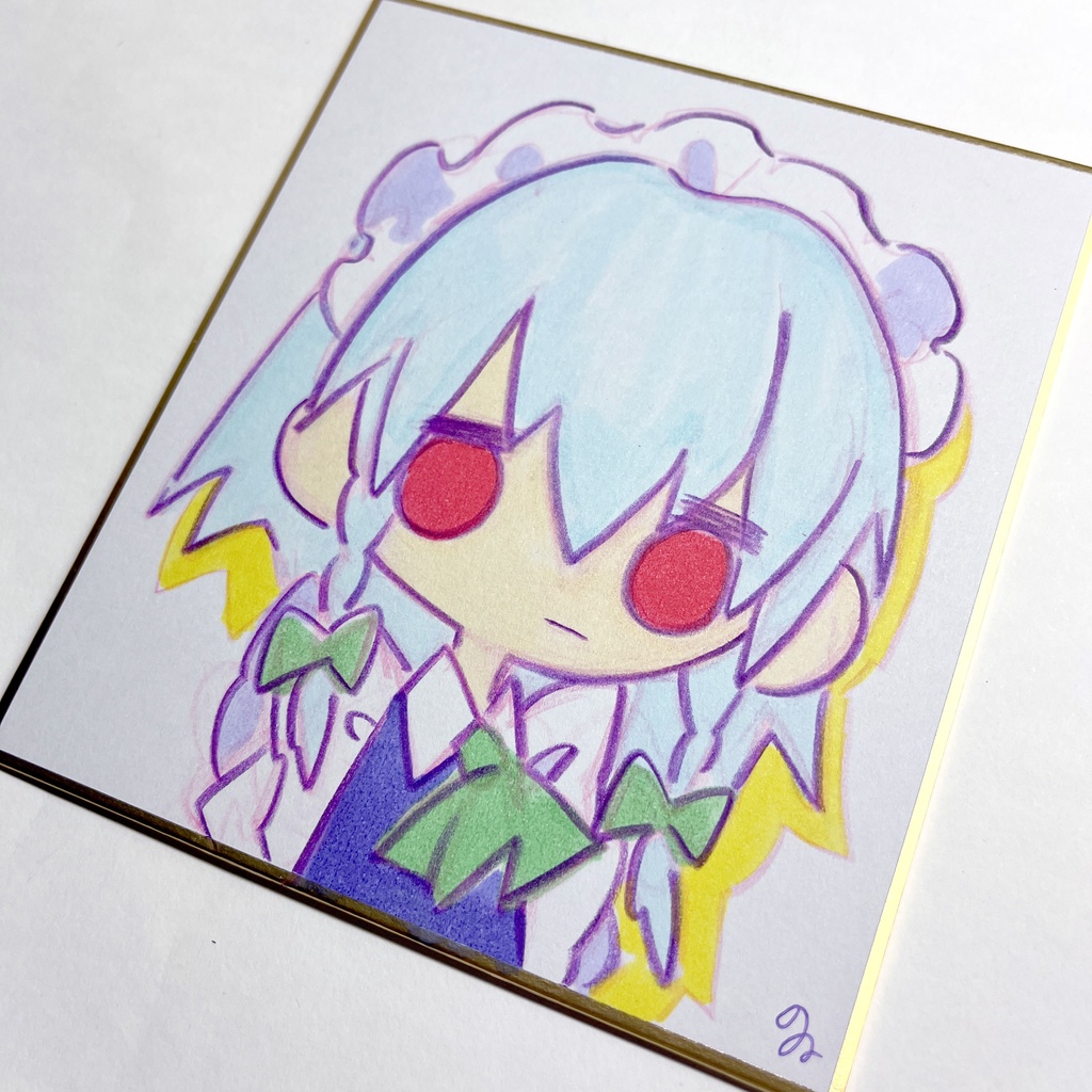 【東方】十六夜咲夜【ミニ色紙】