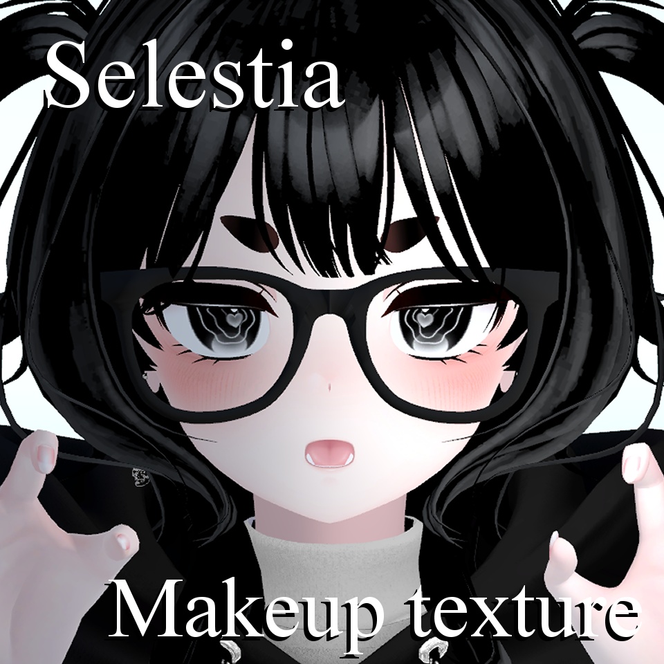 セレスティア/Selestia makeup+eyes Texture(PNG/PSD)