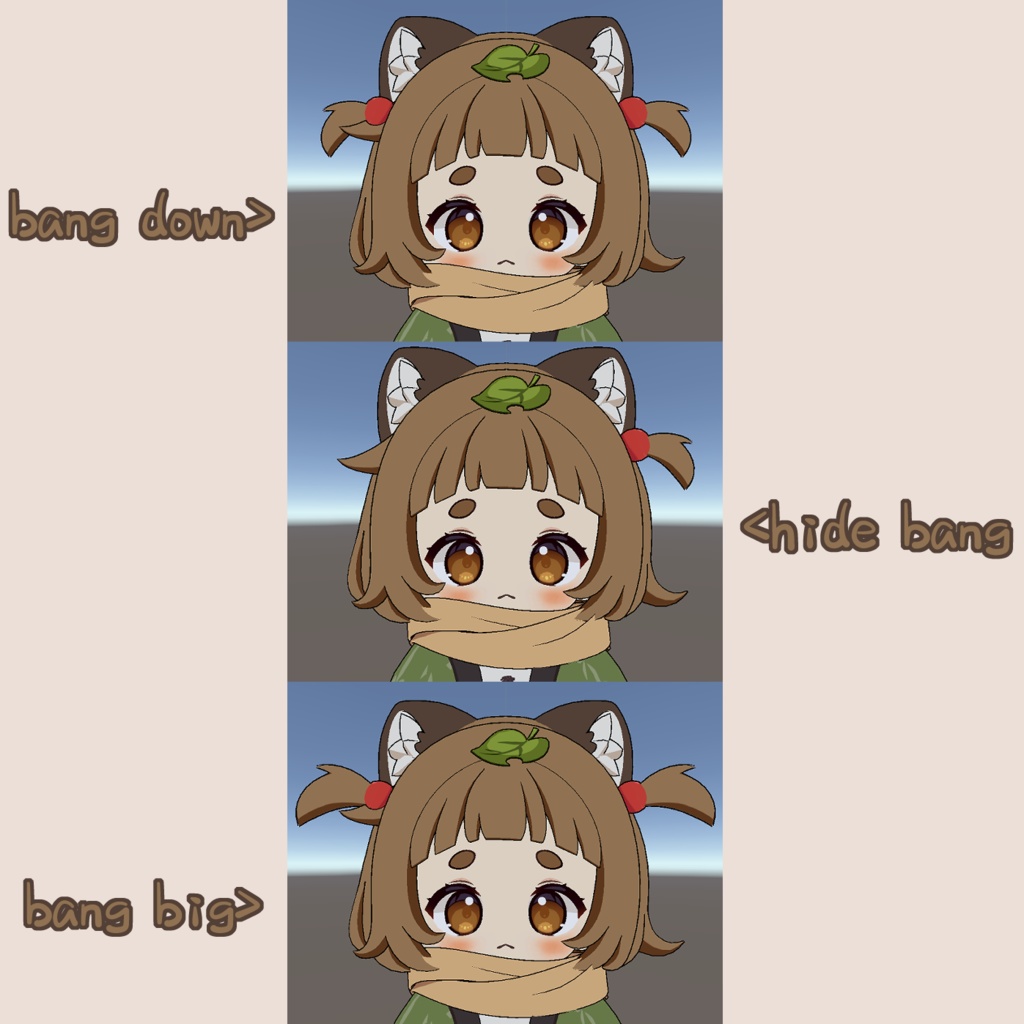 mini bang hair (For Pon)