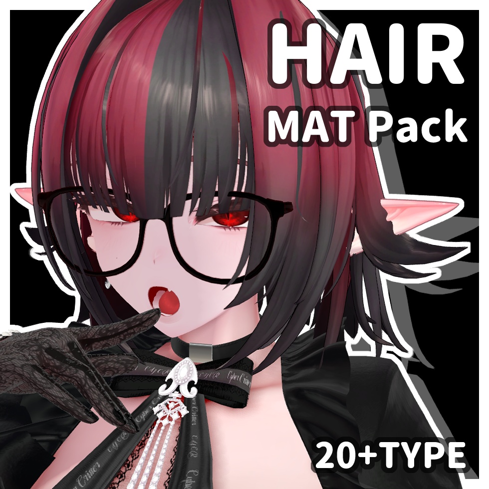 【YaokiSub Break Point 断点】 Hair Texture 20+ Variations