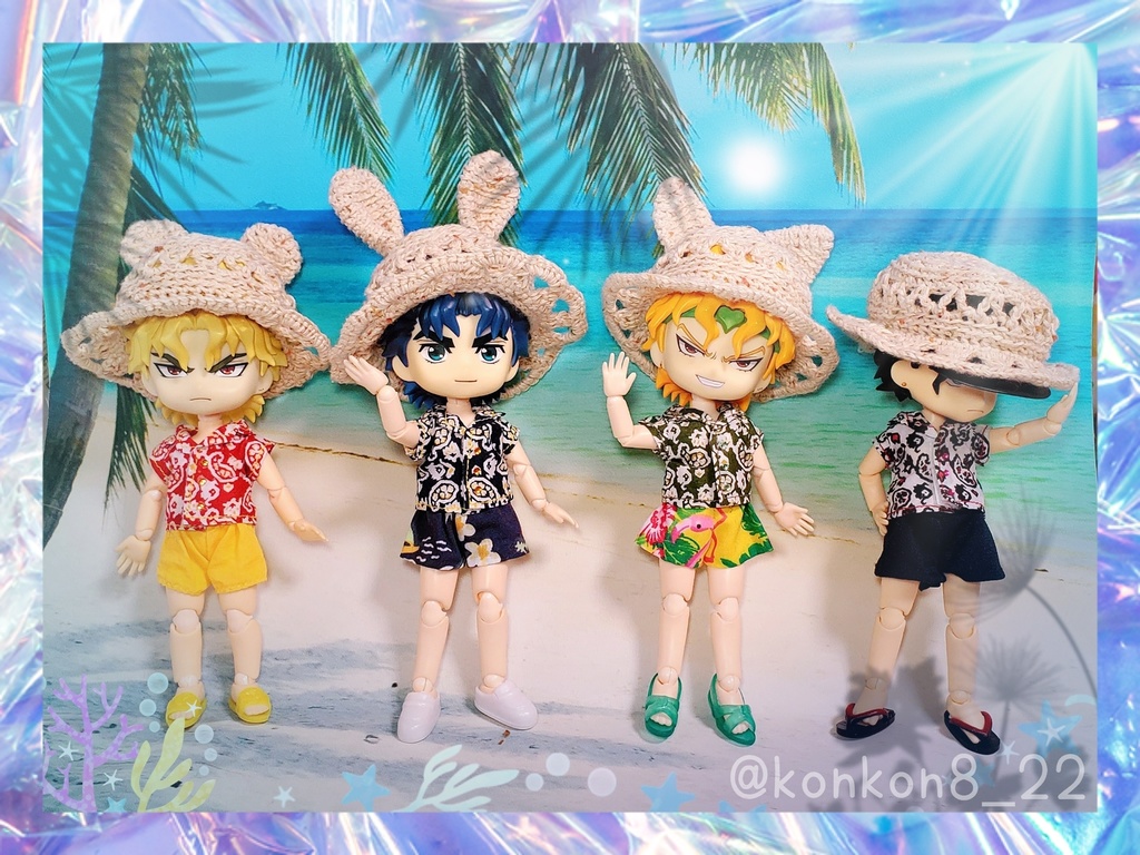 🌺ペイズリーアロハシャツ🐬ねんどろ向け