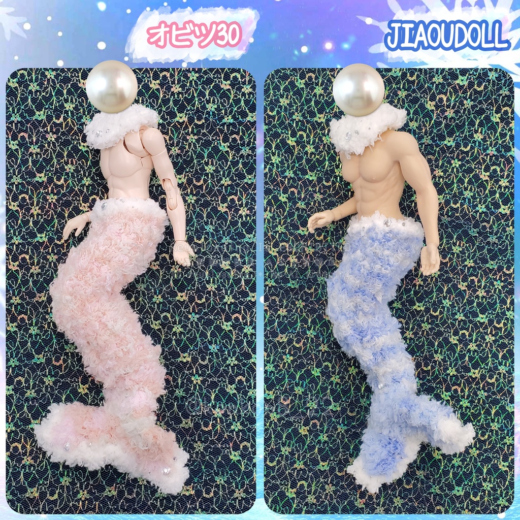 🧜♂️マーメイド🫧ブランケット🪸大きめ1/6サイズ