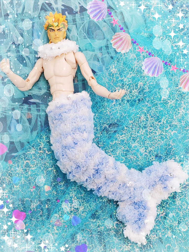 🧜♂️マーメイド🫧ブランケット🪸大きめ1/6サイズ