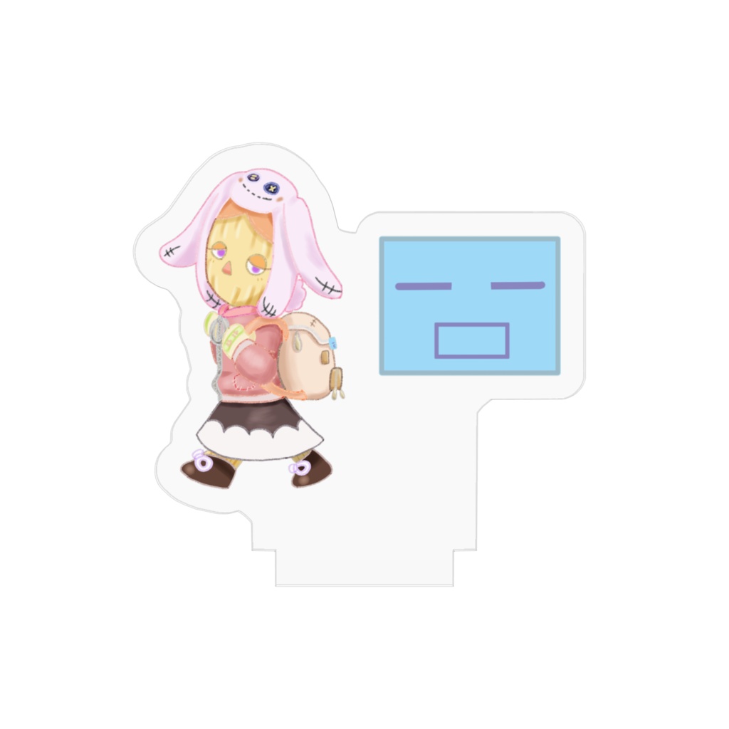 ストペペちゃん&はぐパグくん(おねむ顔アクリルフィギュア)