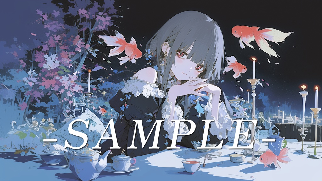 ゴシックガール イラストセット Vol.1