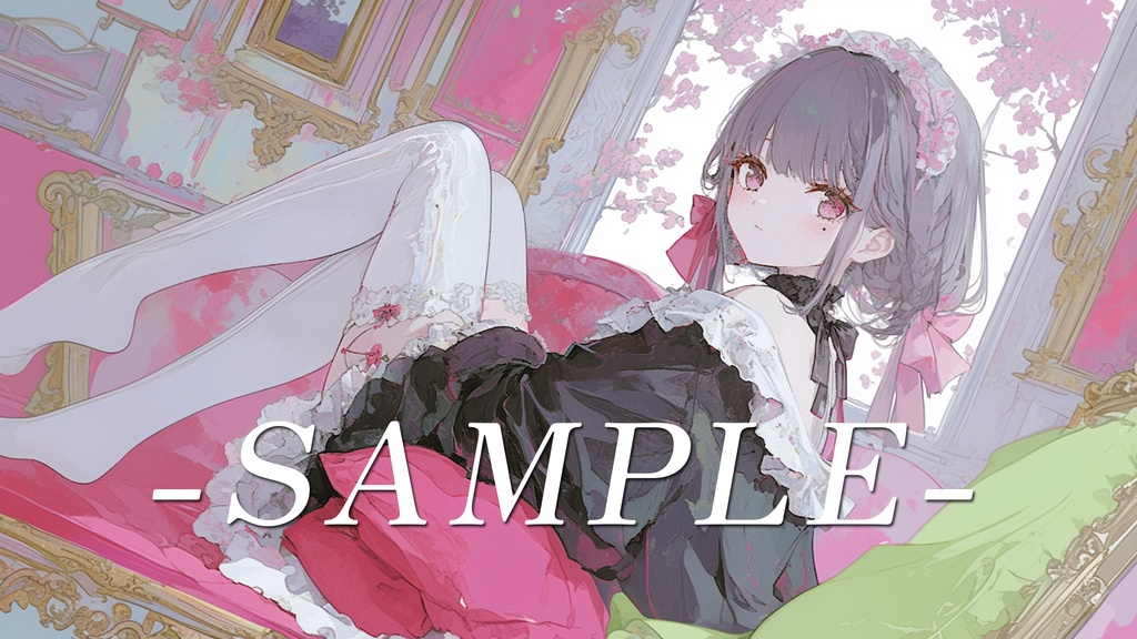 ゴシックガール イラストセット Vol.1