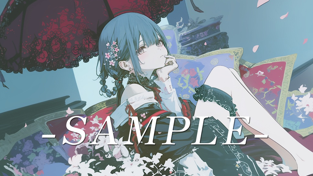 ゴシックガール イラストセット Vol.1