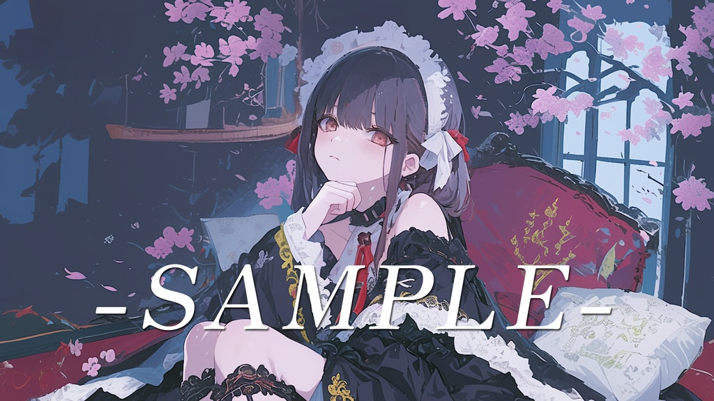 ゴシックガール イラストセット Vol.1