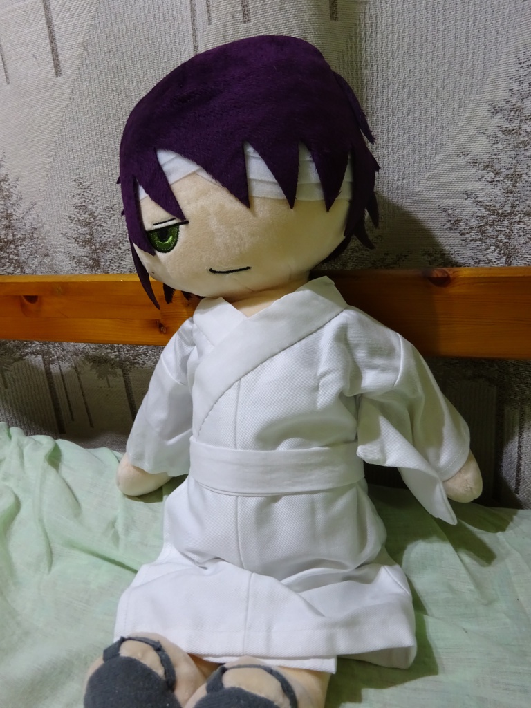 銀魂 くったりちゃん用 襦袢(白)