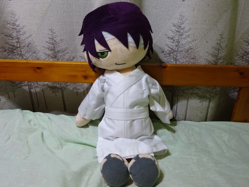 銀魂　くったりちゃん用　襦袢（白）