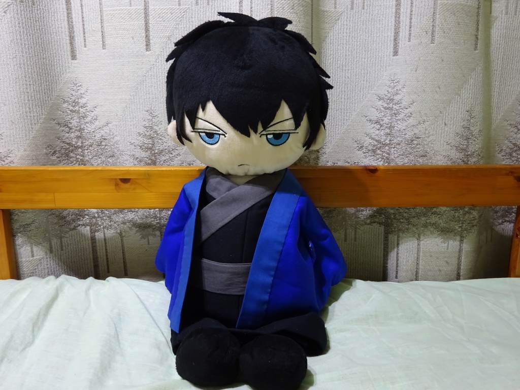 銀魂 くったりちゃん用 羽織(紺)