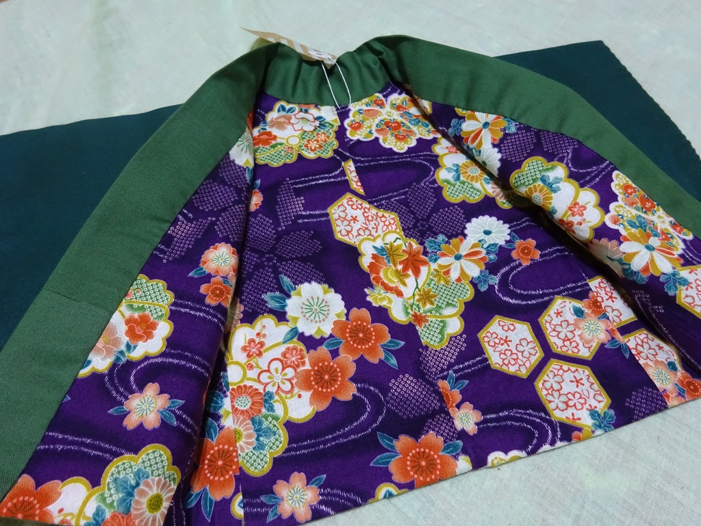 銀魂 くったりちゃん用 羽織(紺)