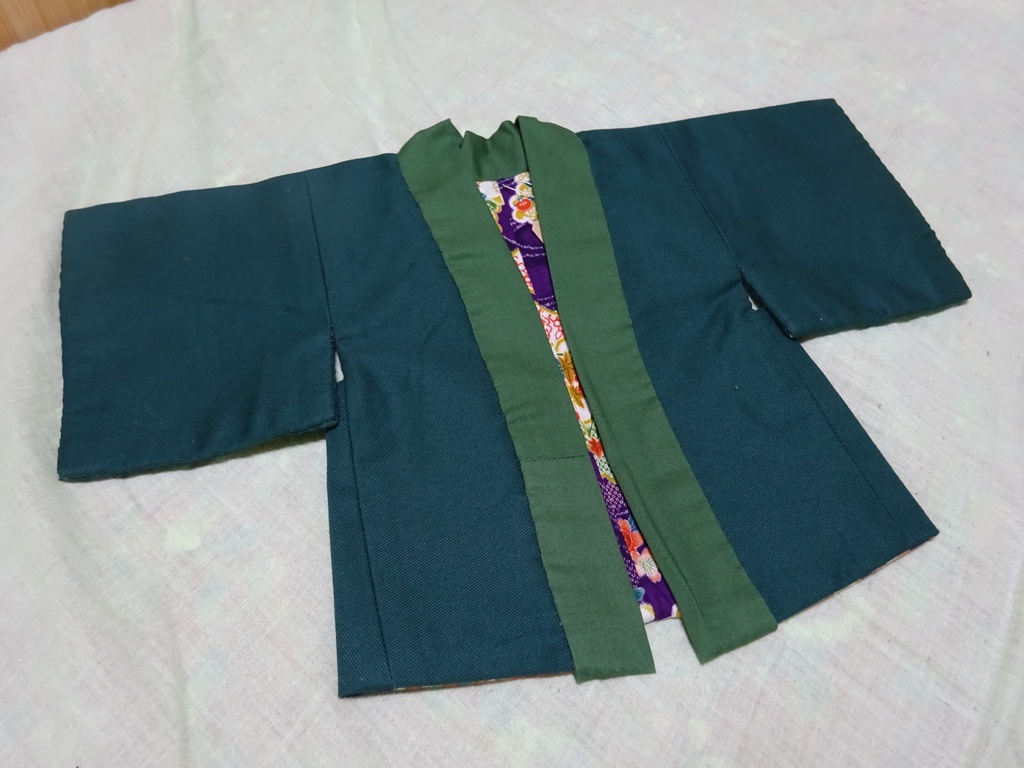 銀魂 くったりちゃん用 羽織(紺)