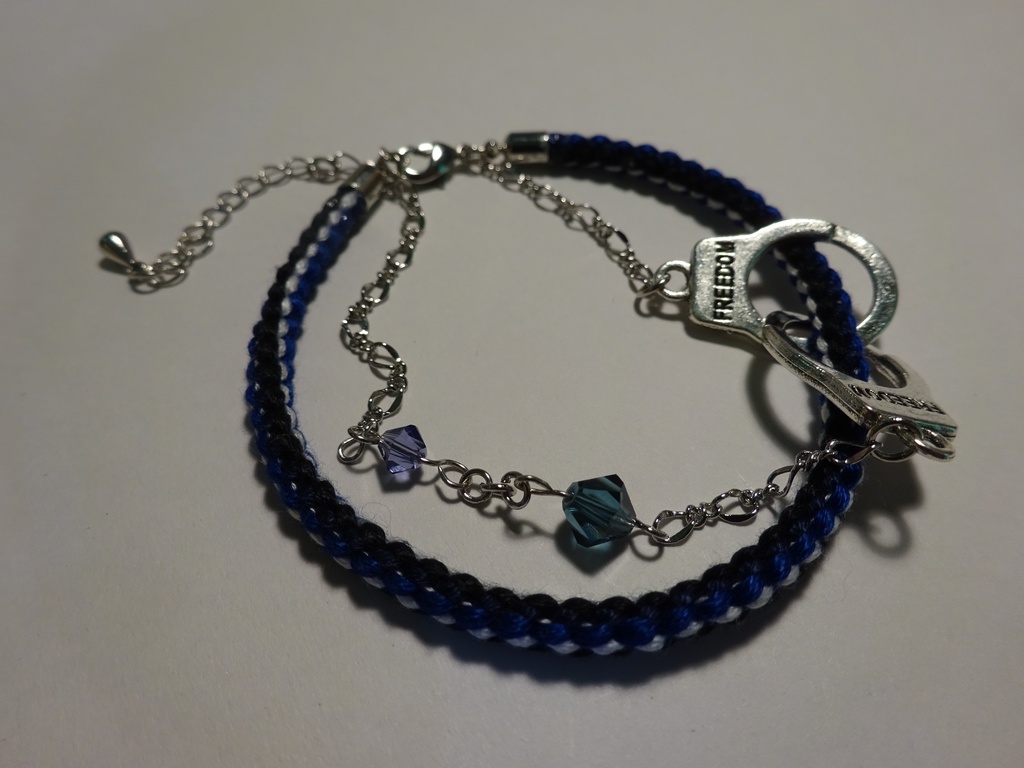 銀魂 キャラクターイメージの組み紐ブレスレット(銀時)