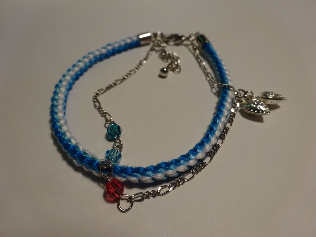 銀魂 キャラクターイメージの組み紐ブレスレット(銀時)