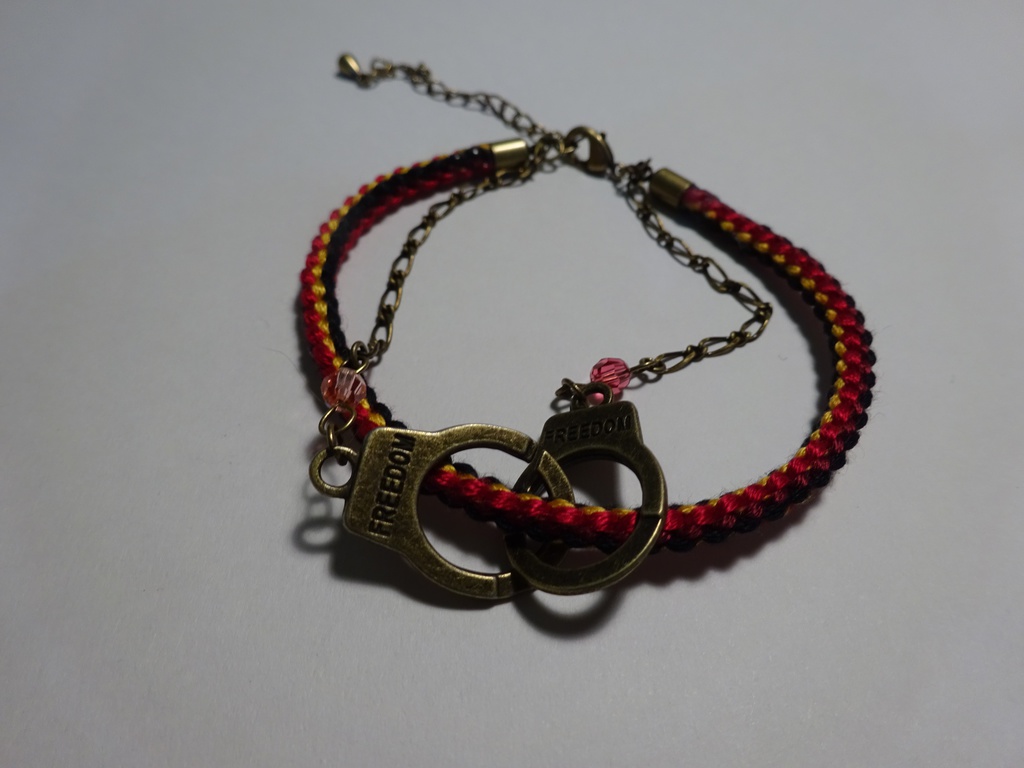 銀魂 キャラクターイメージの組み紐ブレスレット(銀時)