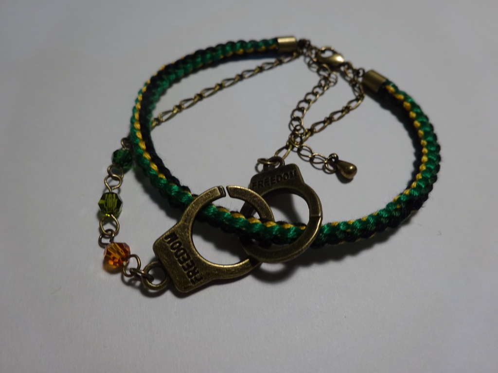 銀魂 キャラクターイメージの組み紐ブレスレット(銀時)