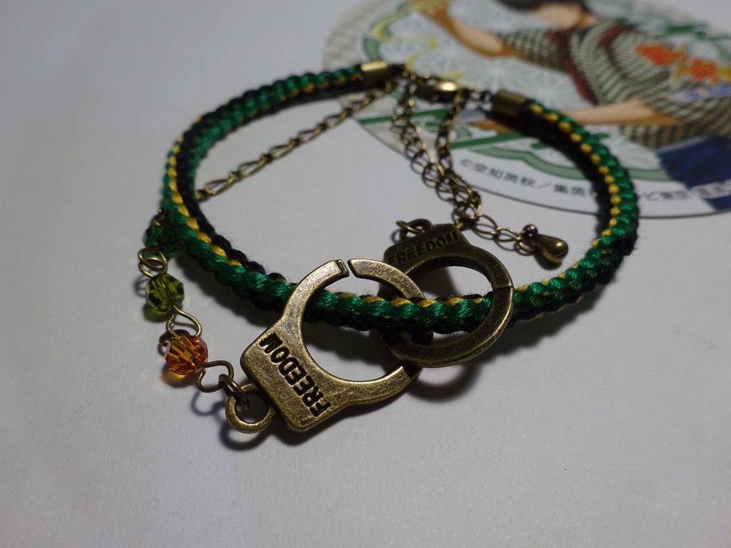 銀魂 キャラクターイメージの組み紐ブレスレット(銀時)