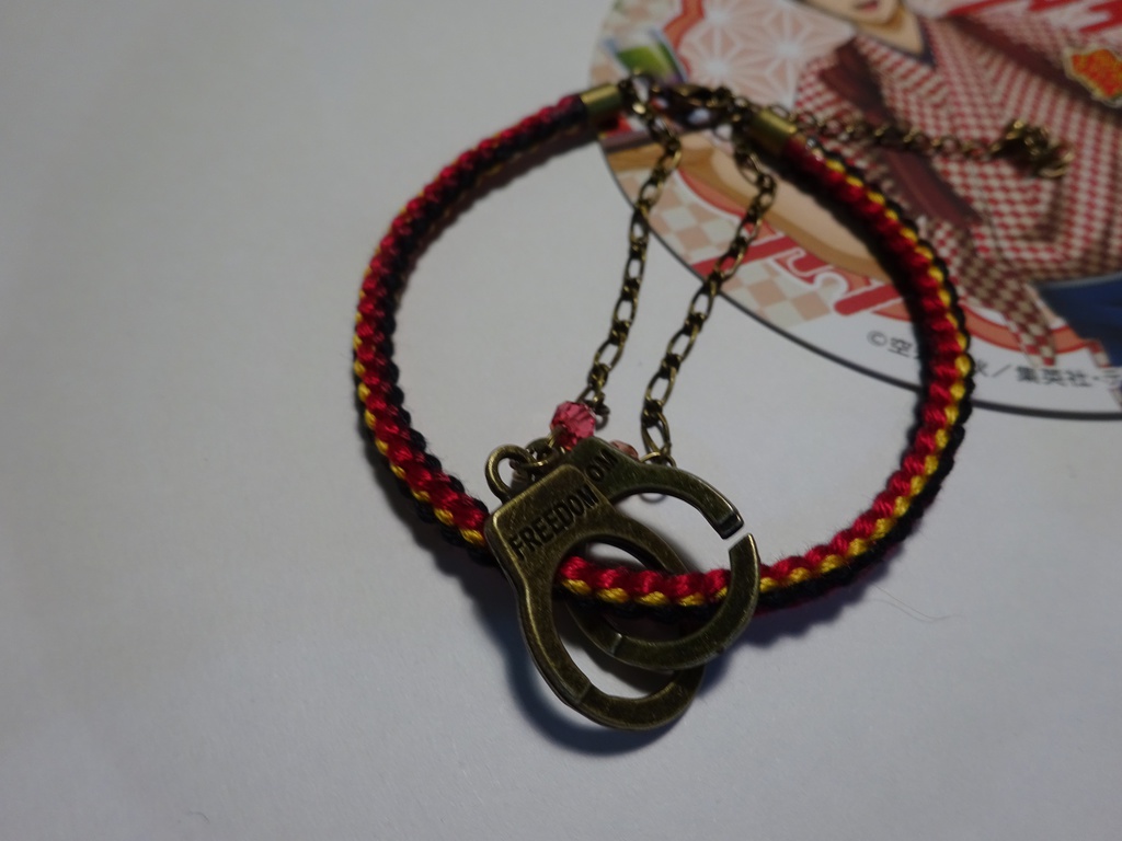 銀魂 キャラクターイメージの組み紐ブレスレット(銀時)