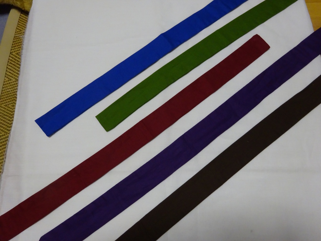 銀魂 くったりちゃん用 浴衣(絣模様)