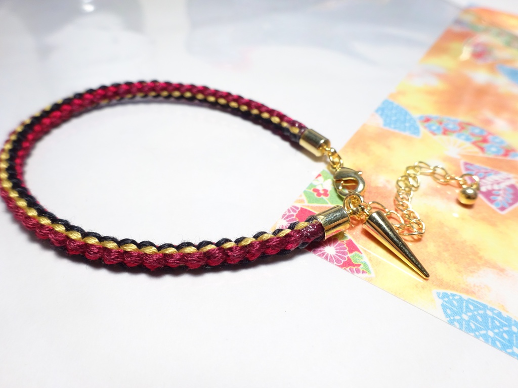 刀剣乱舞 キャラクターイメージの組み紐ブレスレット