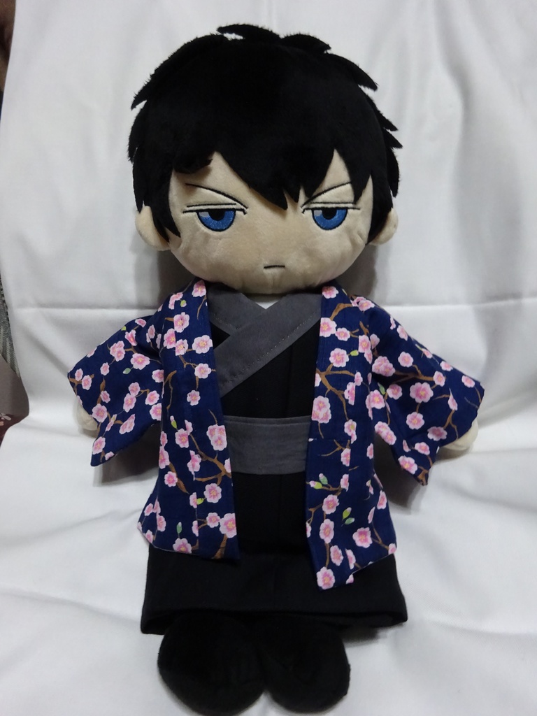 銀魂 くったりちゃん用 羽織(桜柄)