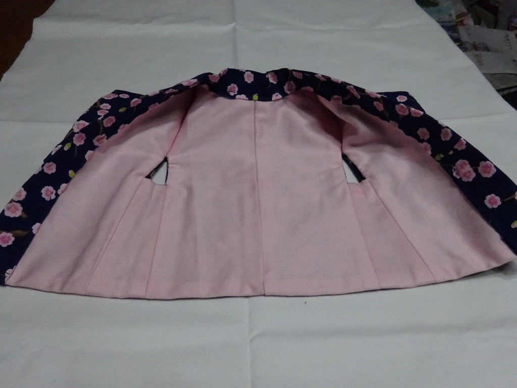 銀魂 くったりちゃん用 羽織(桜柄)