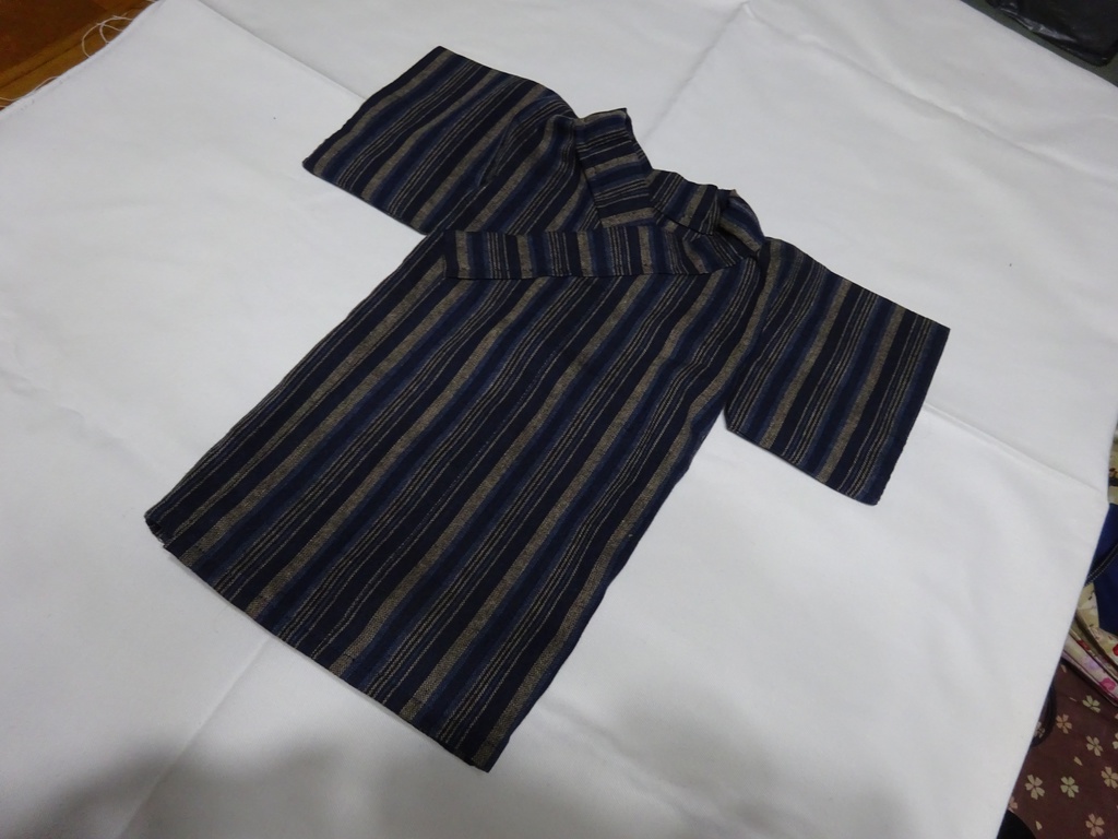 銀魂 くったりちゃん用 長着(着物・しましま)