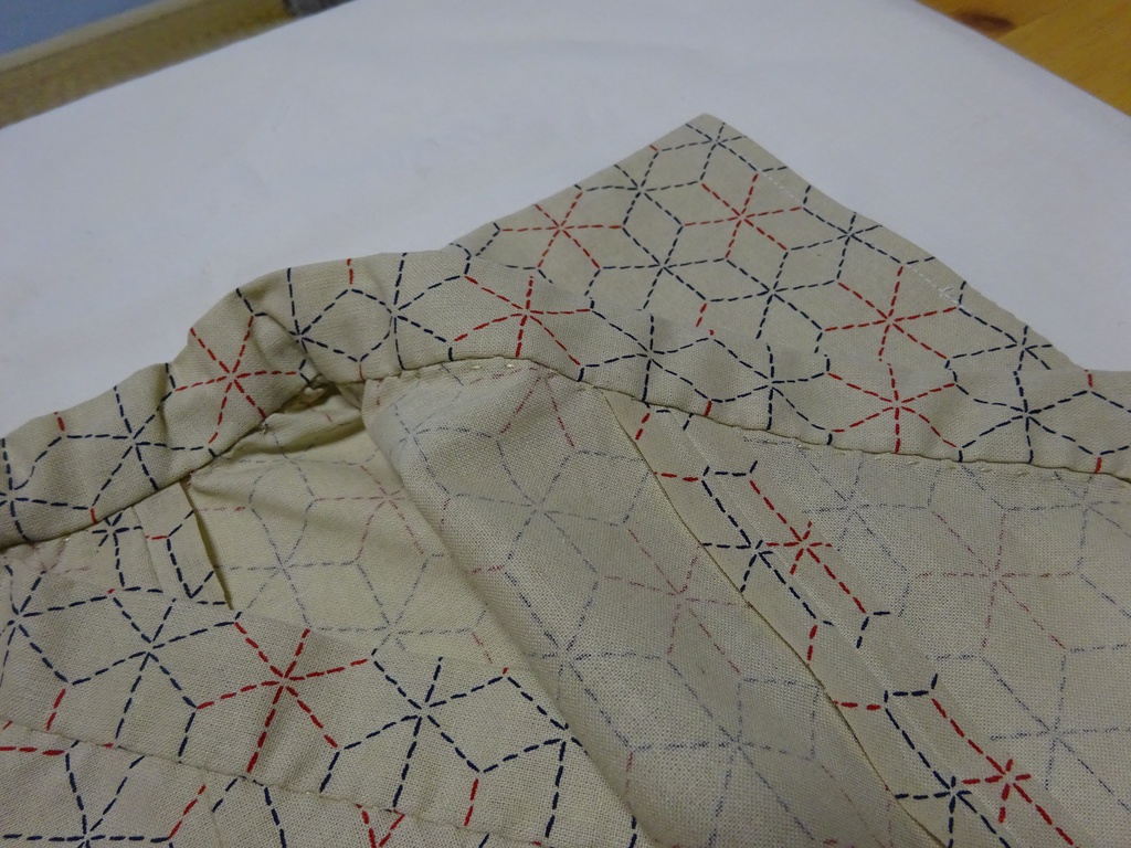 銀魂 くったりちゃん用 浴衣(麻の葉模様)