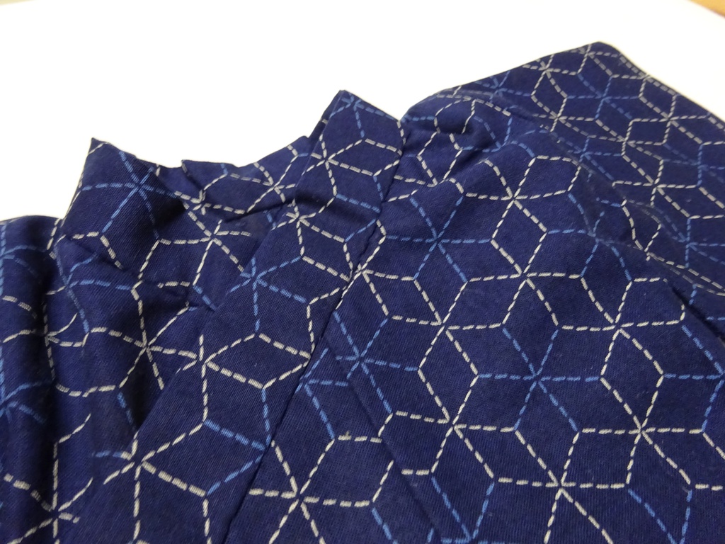 銀魂 くったりちゃん用 浴衣(麻の葉模様)