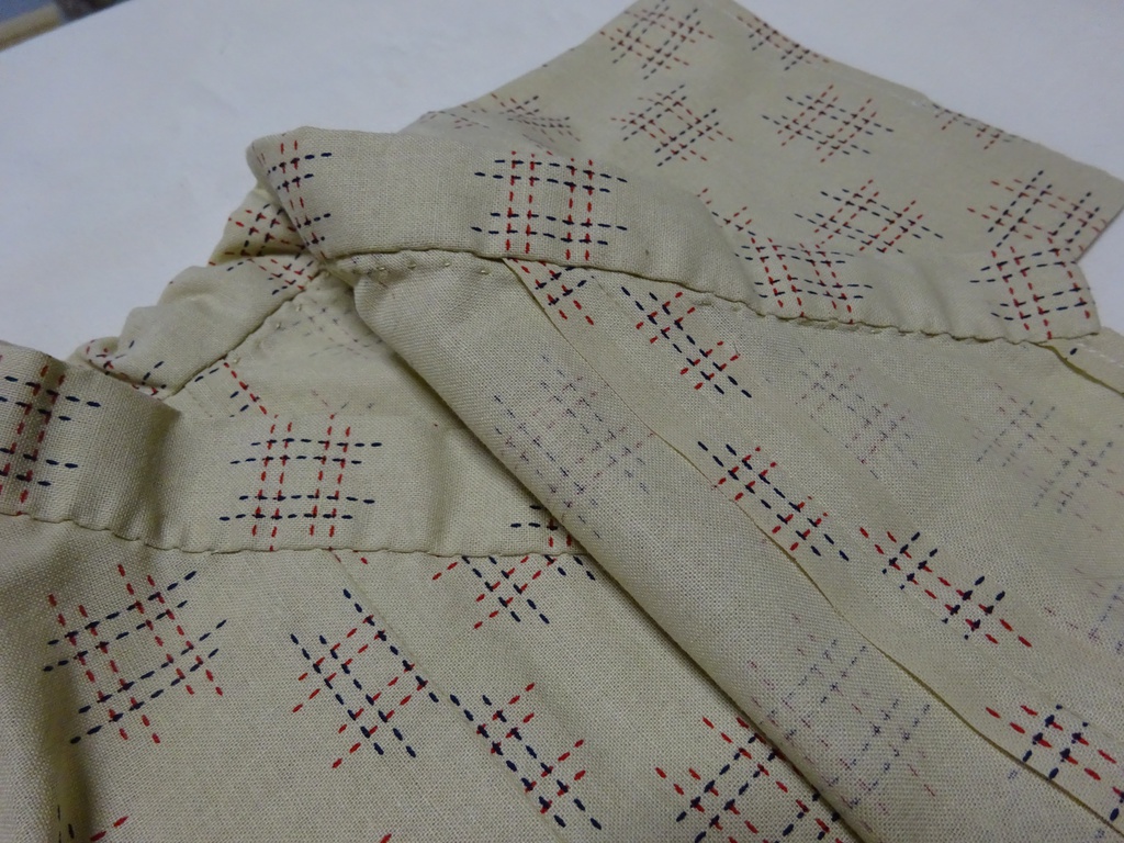 銀魂 くったりちゃん用 浴衣(井形模様)