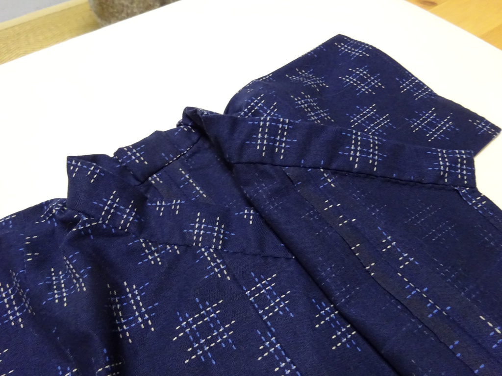 銀魂 くったりちゃん用 浴衣(井形模様)