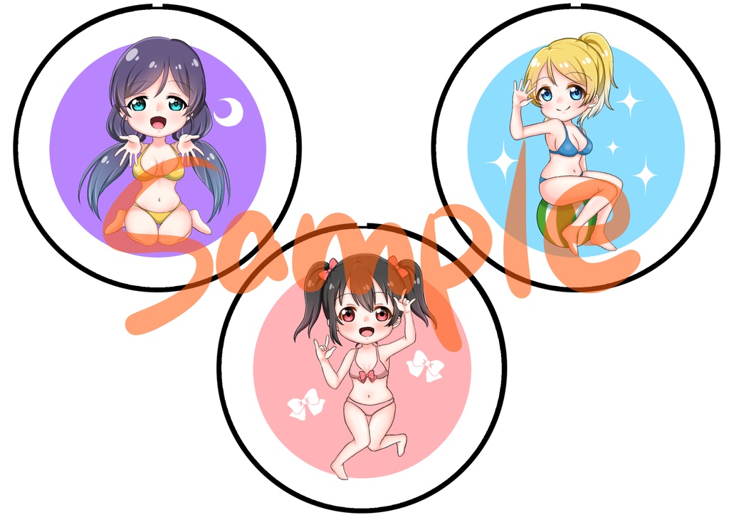 MOMENT 8月号 付録缶バッジ