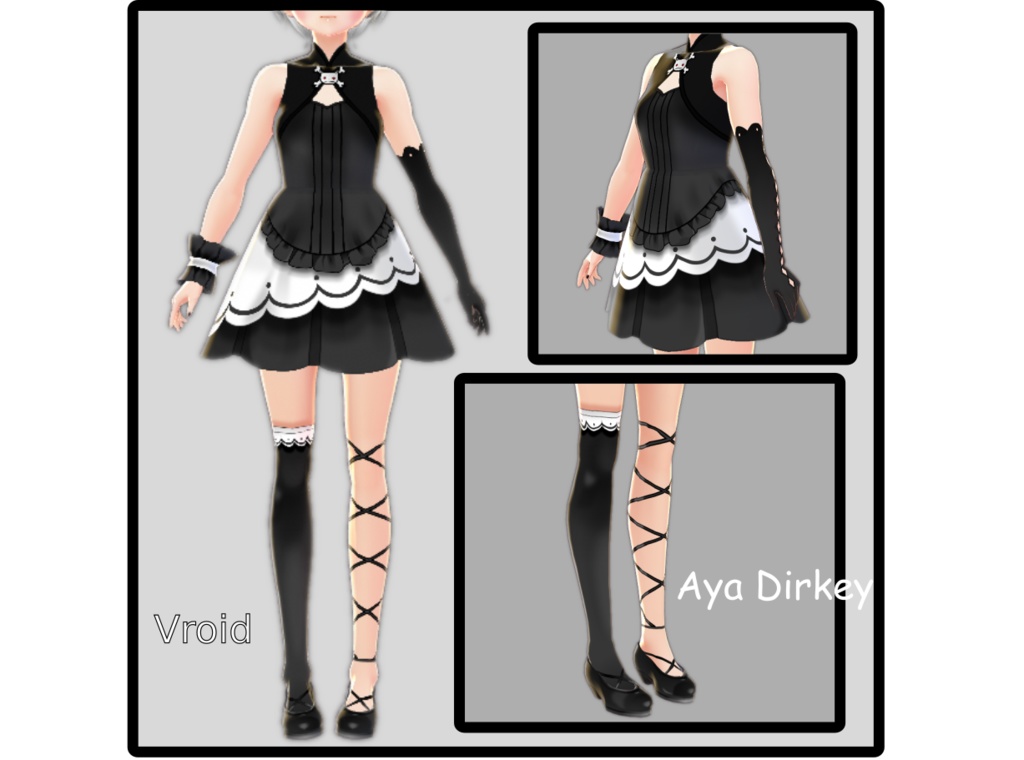 [Vroid] BlackDress