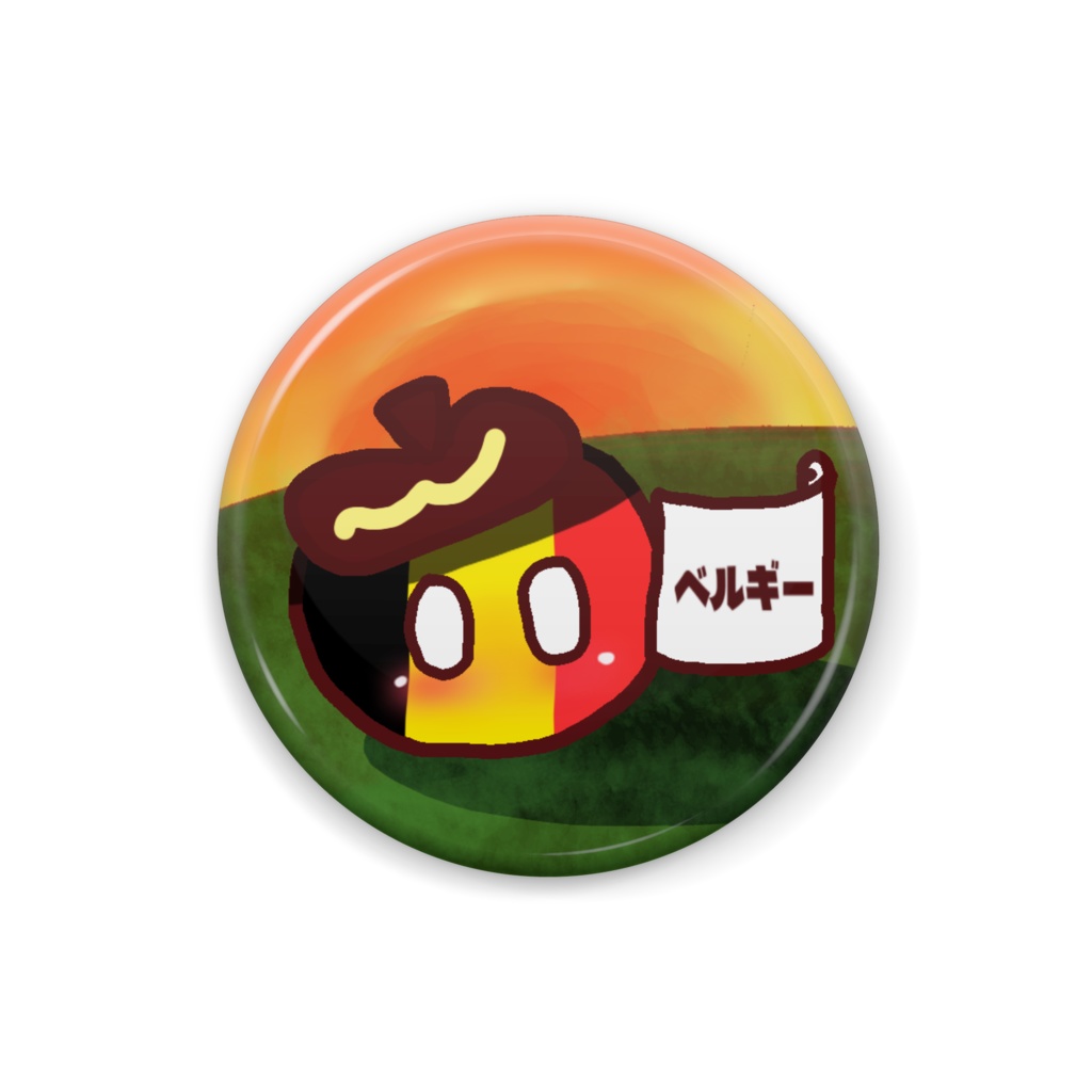 ベルギーの缶バッチ！