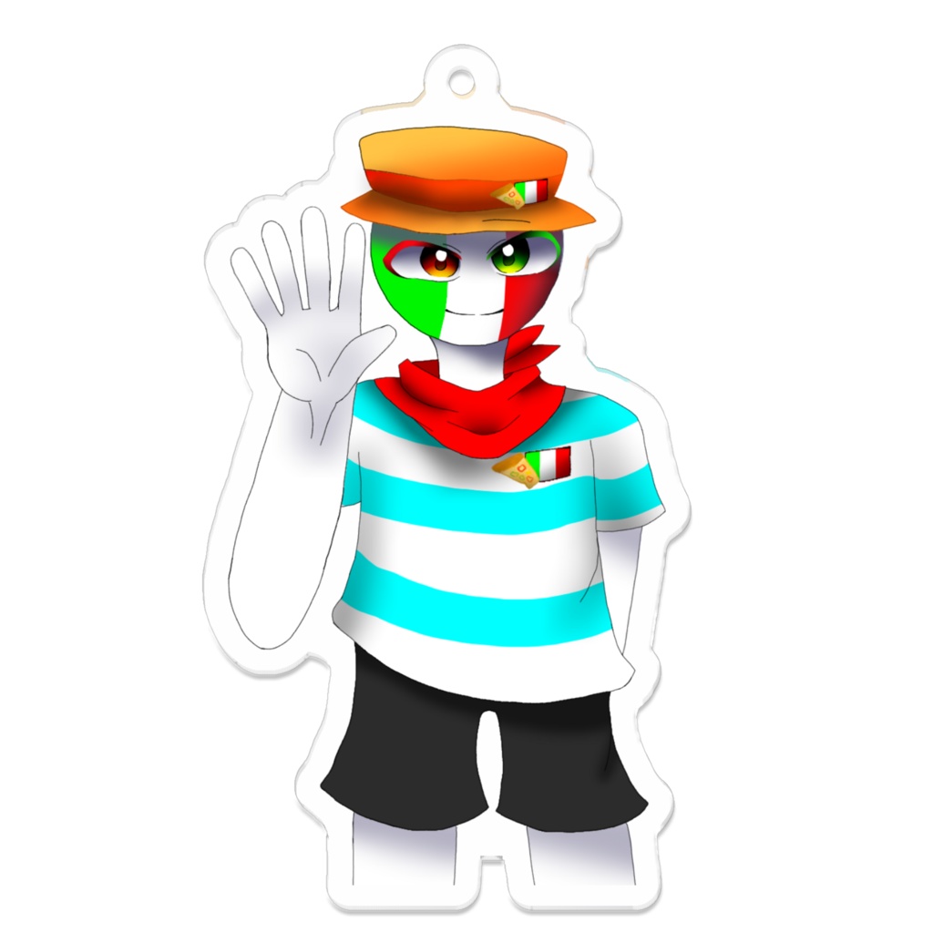 イタリアのキーホルダー(リメイク版)