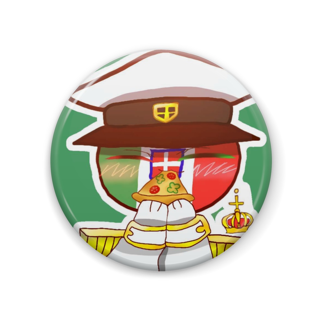 イタ王の缶バッチ！